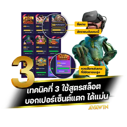 เทคนิคที่ 3 ใช้สูตรสล็อต บอกเปอร์เซ็นต์แตก ได้แม่น